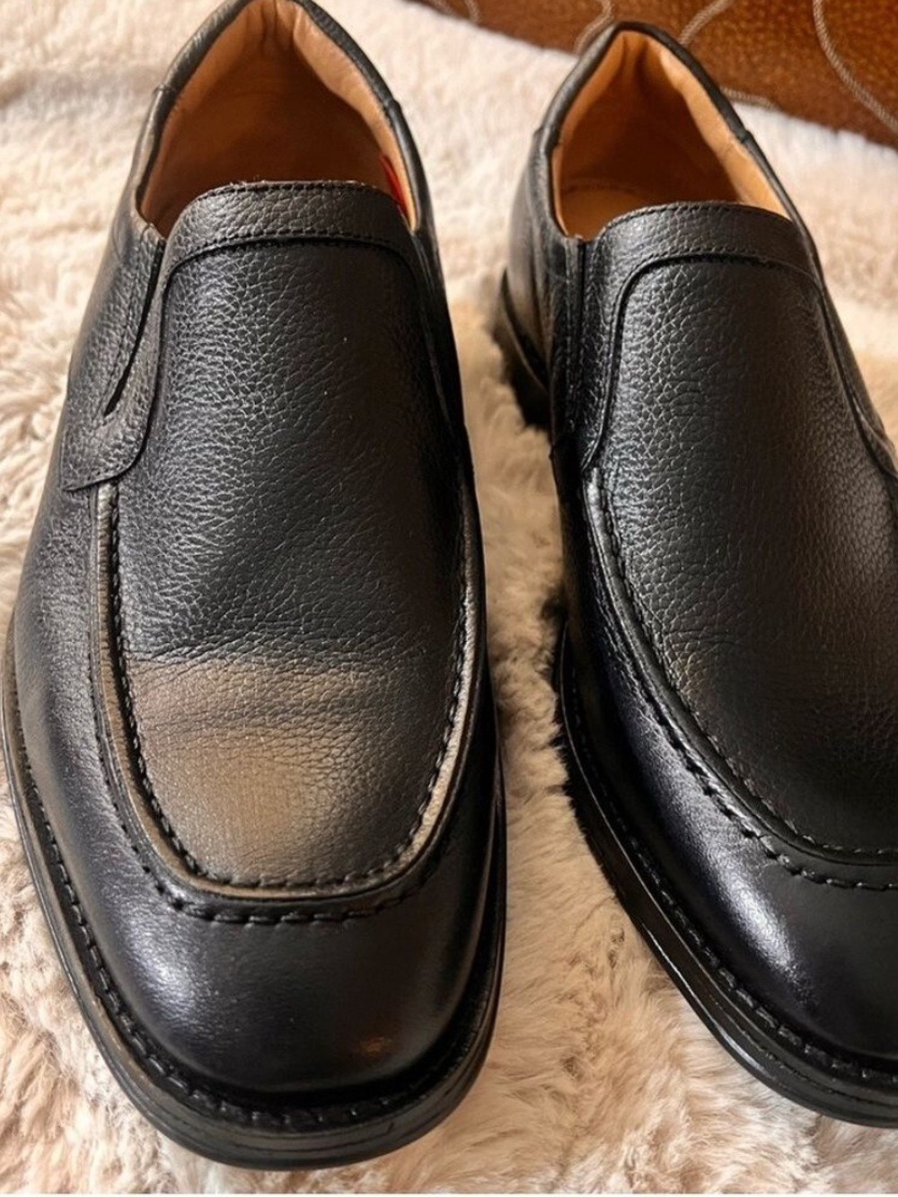 Flag LTD. Men’s Monroe Moc Slip-On Dress Shoes – Black - NWOB $89 MSRP
